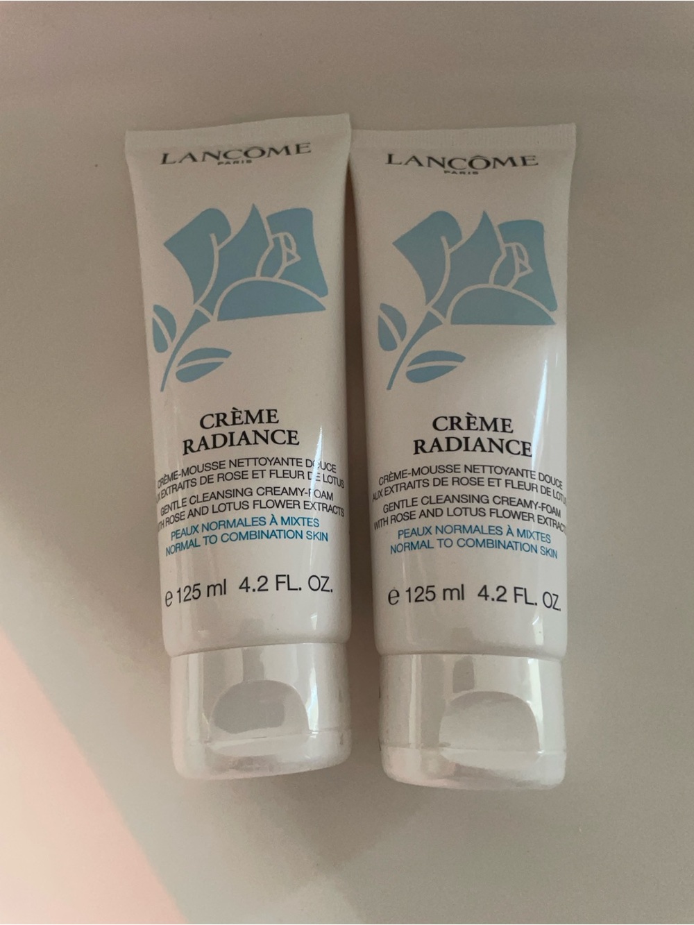 Lancome Crème Radiance Gentle Cleansing Cream x 2